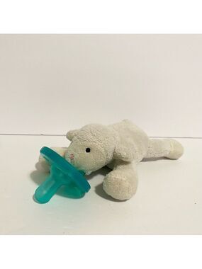 WubbaNub Plush Soother Wubba Nub Lamb Sheep Pacifier Stuffed Animal Lovey Baby